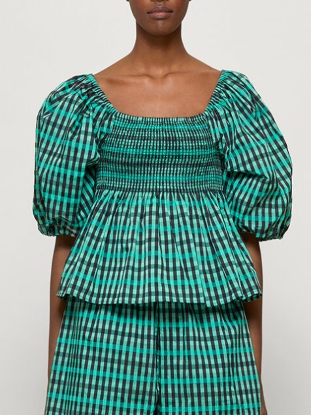 Baum Und Pferdgarten Mlyssa Check Smocked Top Size Size